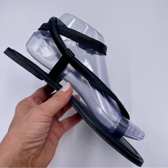 NEW Everlane Black Leather Endless Summer Ankle Strap Sandal in Size 7 - Picture 10 of 16